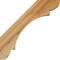 Ekena Millwork 4"W x 16"D x 16"H Olympic Rough Sawn Knee Brace, Western Red Cedar BRC04X16X16OLY00RWR - alternate 2